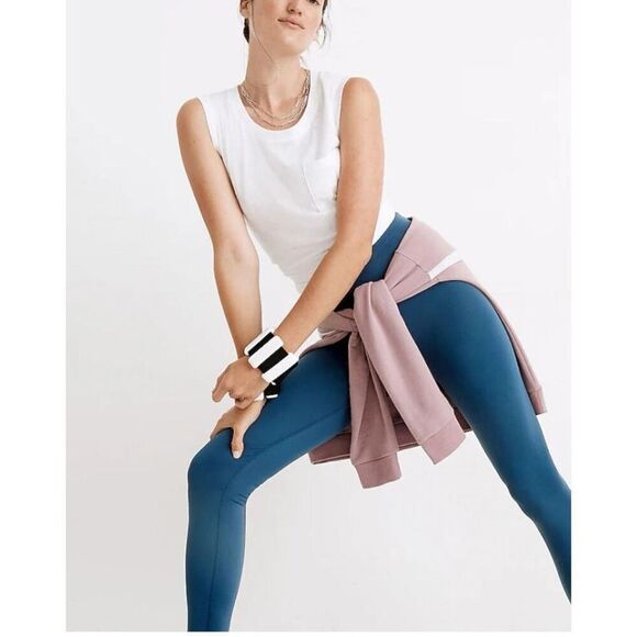 ✨Madewell MWL Form High-Rise 25" Sz Small Blue Leggings✨ - Picture 1 of 8
